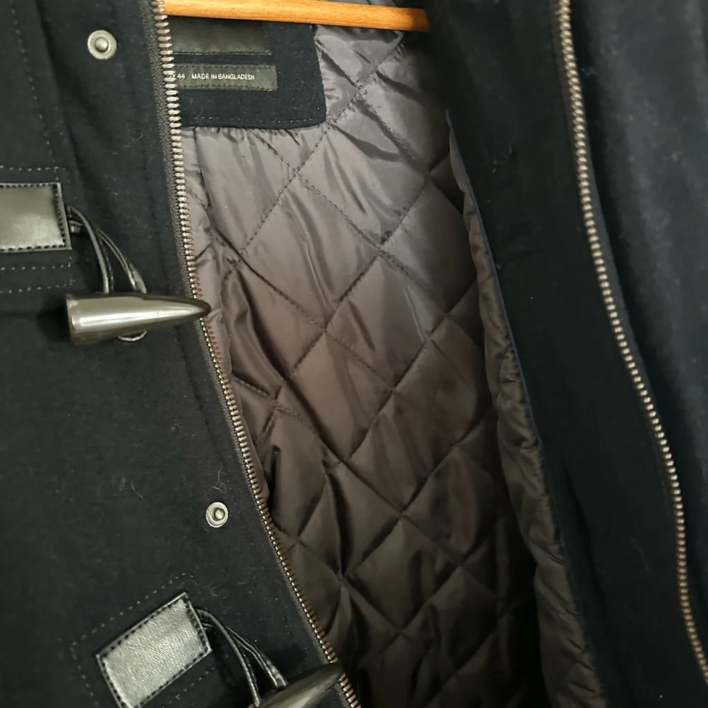 Zara Black Military Toggle Jacket - Picture 4 of 5